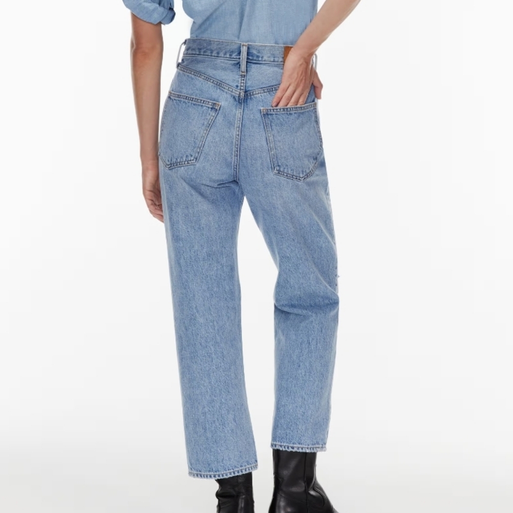 Denim Forum Joni Jeans in Picture This Bleu